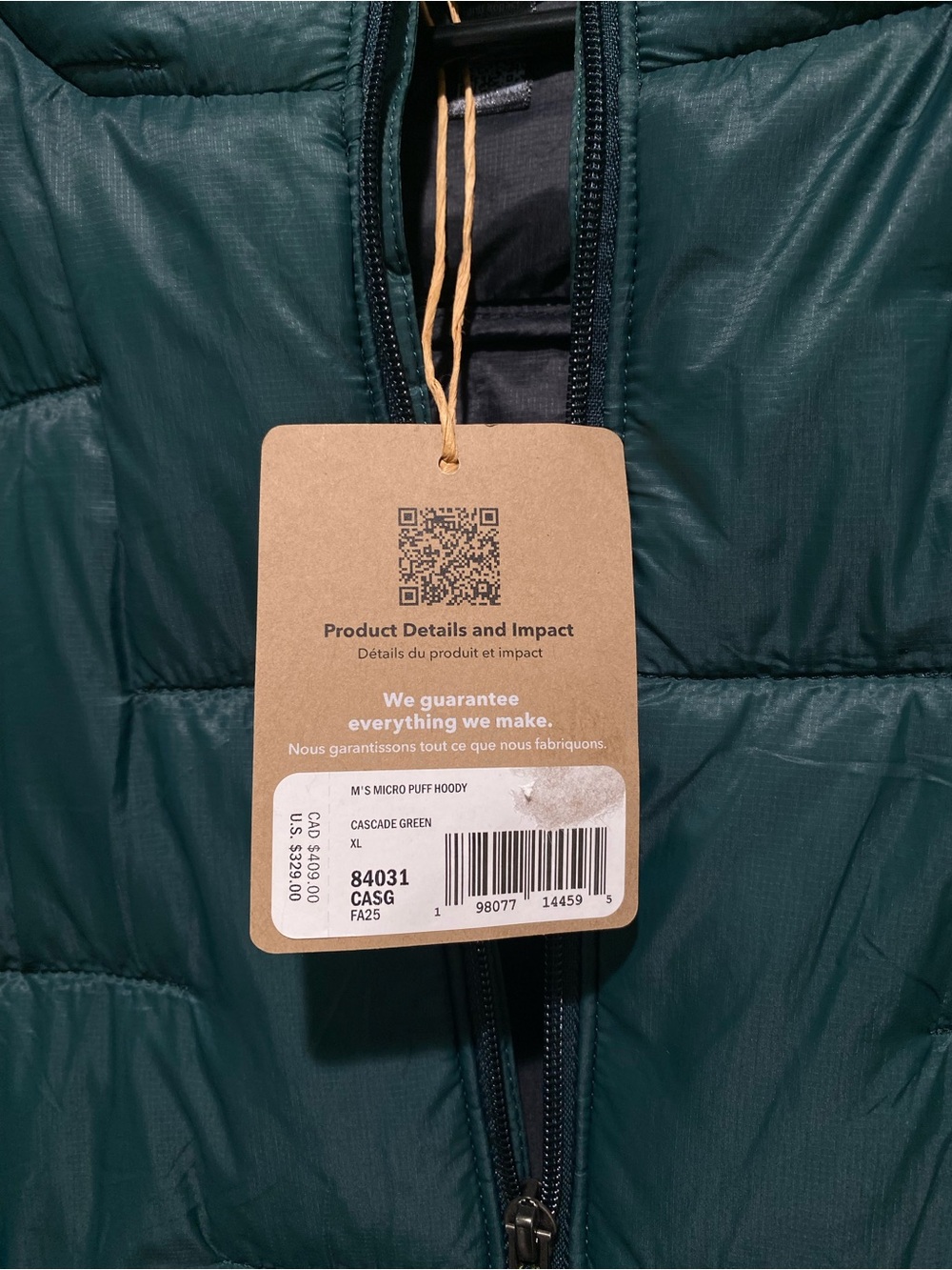 Patagonia Micro Puffer Jacket Size XL Men - Picture 3 of 6